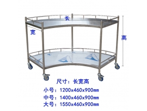 不銹鋼醫(yī)用扇形器械臺(tái)